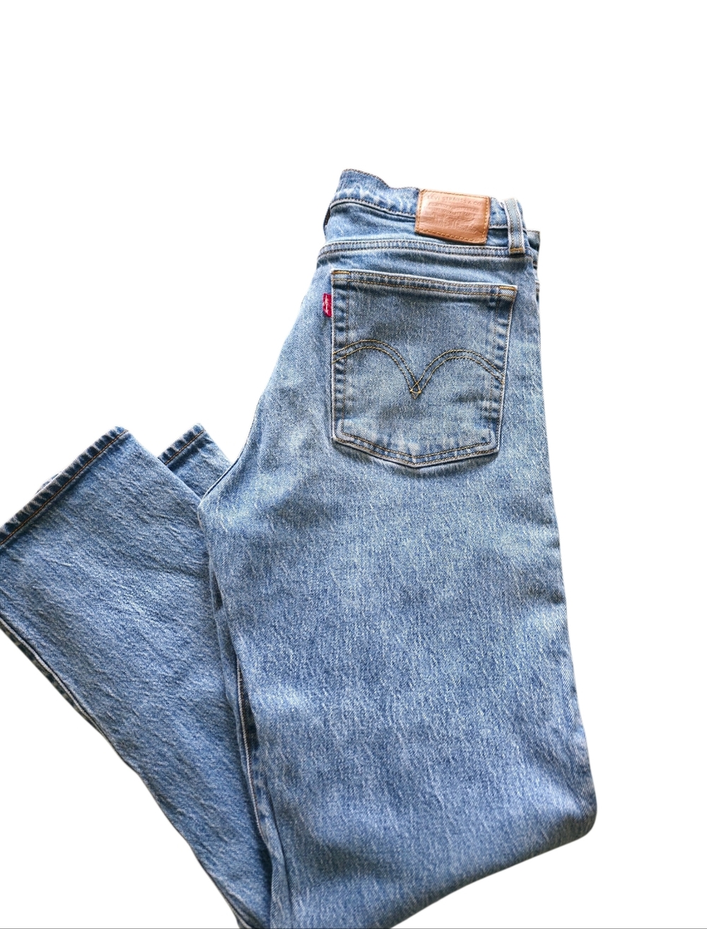 Levi's Wedgie Straight Buttonfly Jeans - Picture 4 of 8